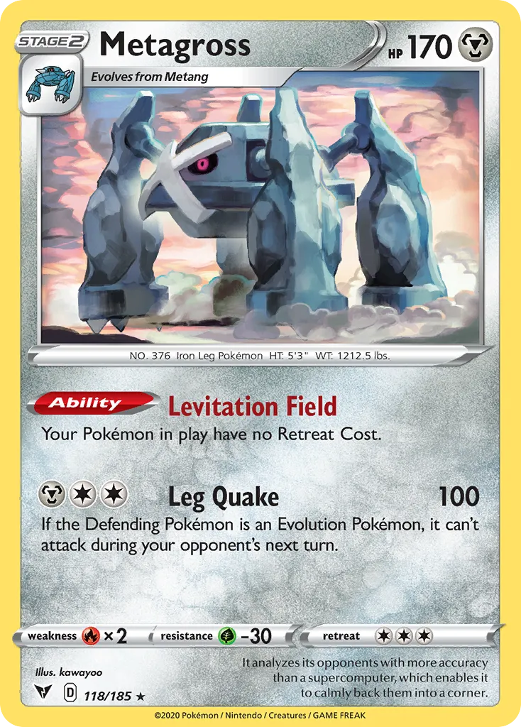 Metagross — SWSH04: Vivid Voltage — Pokémon