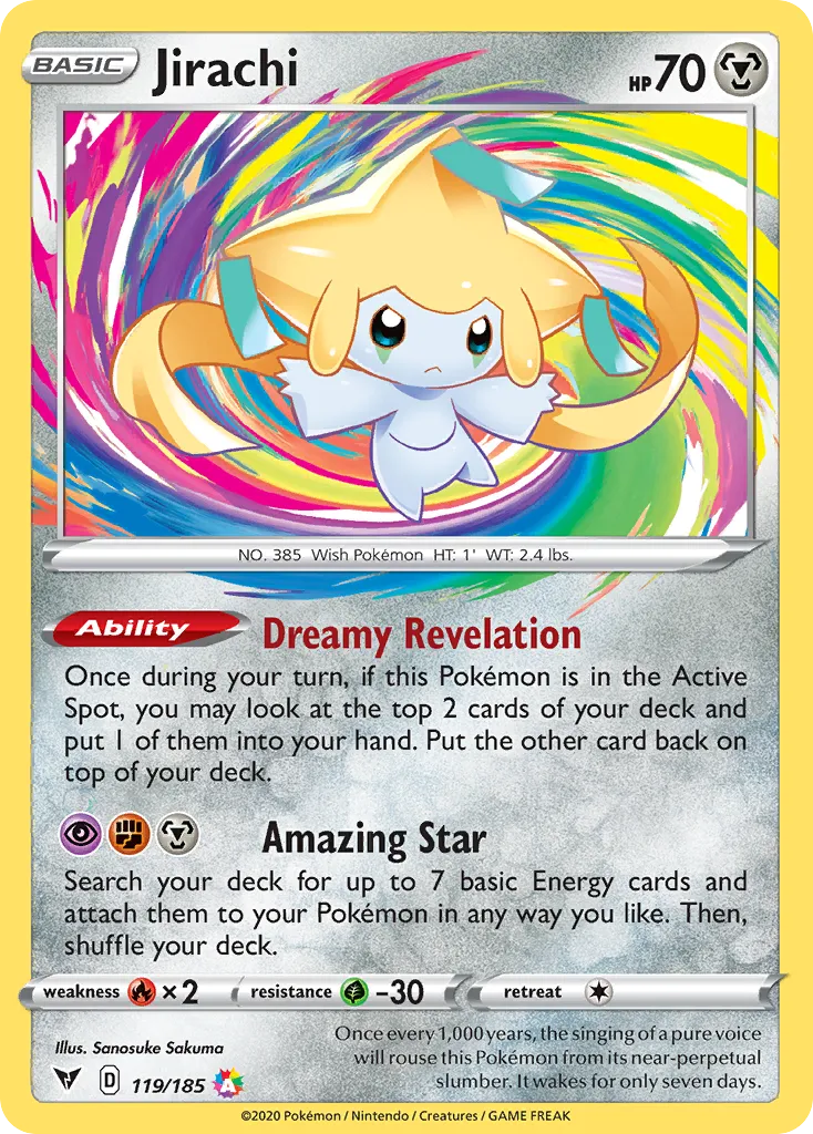 Jirachi — SWSH04: Vivid Voltage — Pokemon