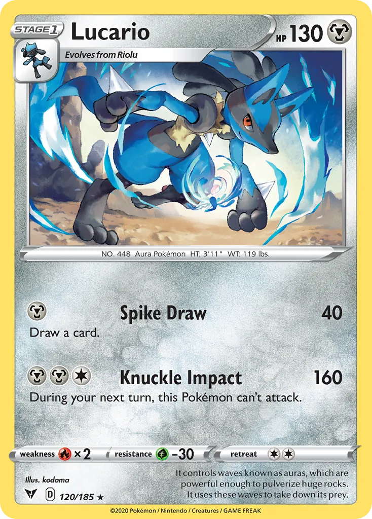 Lucario — SWSH04: Vivid Voltage — Pokémon