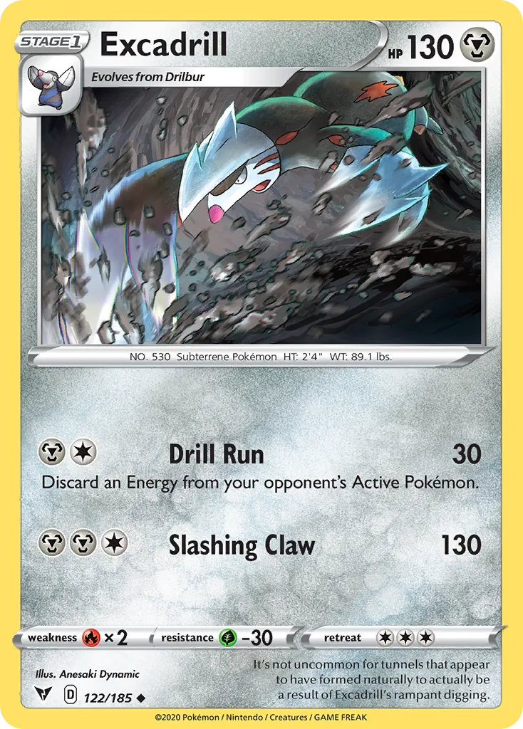 Excadrill — SWSH04: Vivid Voltage — Pokémon