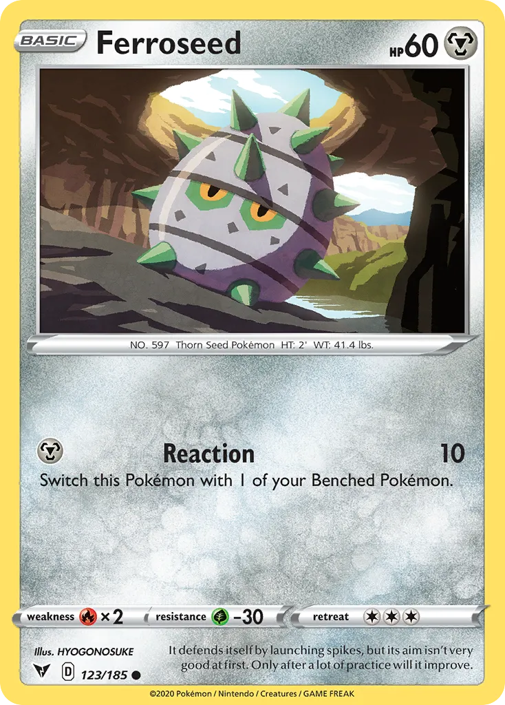 Ferroseed — SWSH04: Vivid Voltage — Pokémon