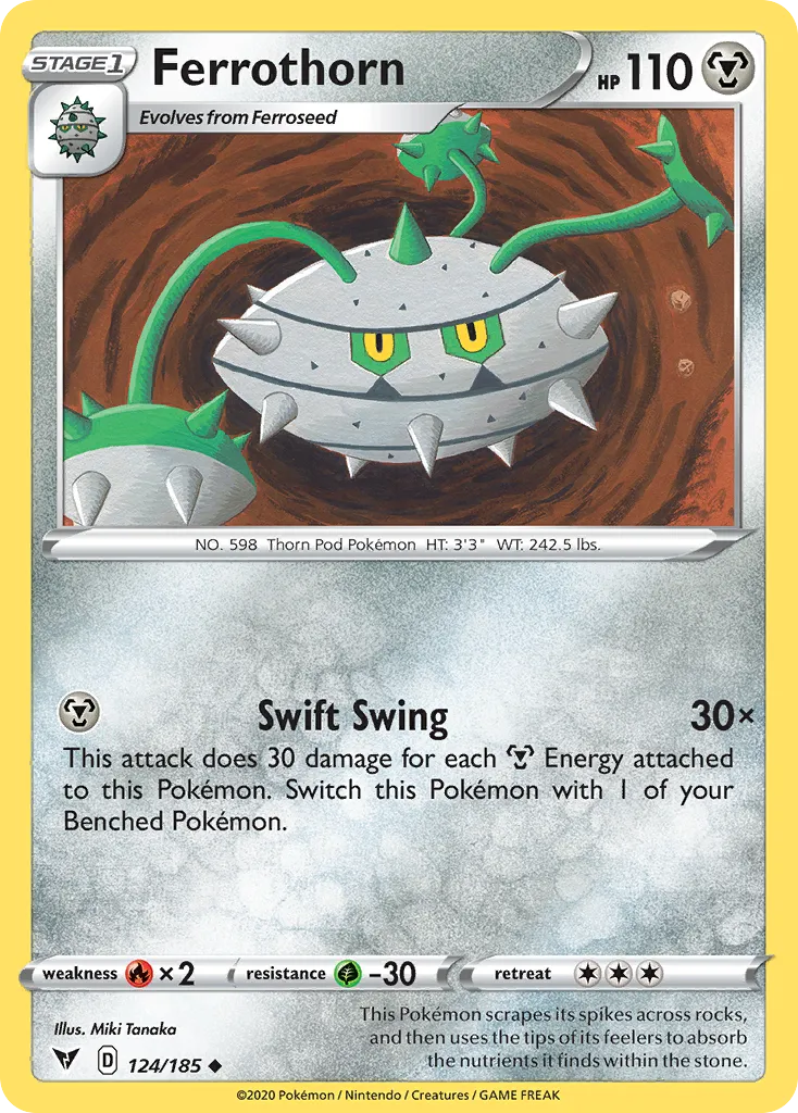 Ferrothorn — SWSH04: Vivid Voltage — Pokémon