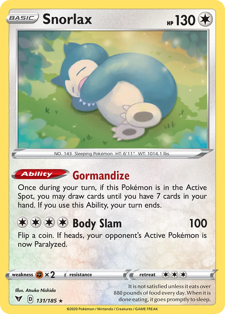 Snorlax — SWSH04: Vivid Voltage — Pokémon
