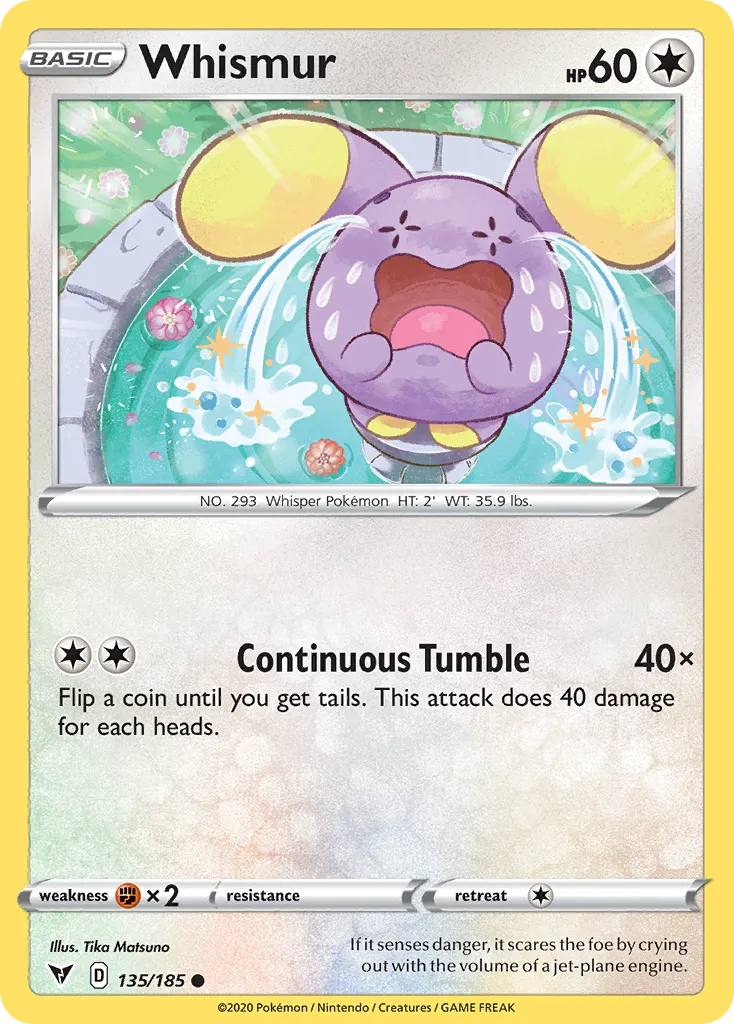 Whismur — SWSH04: Vivid Voltage — Pokémon