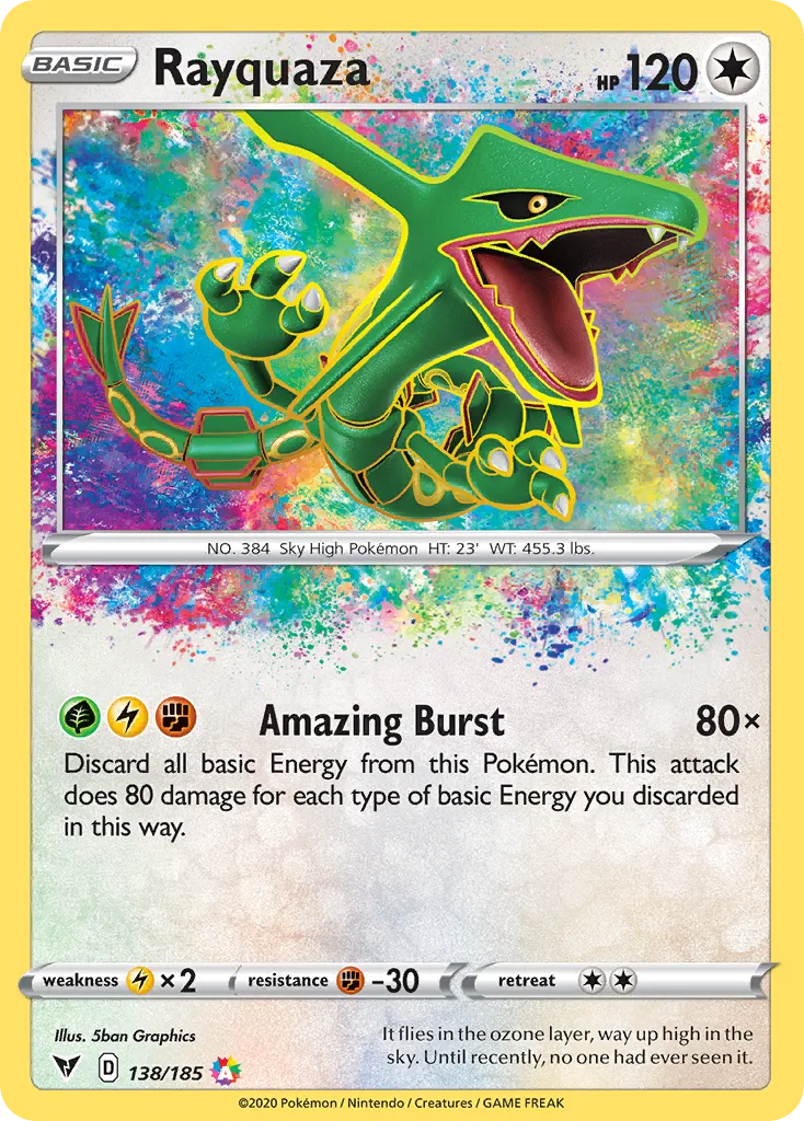 Rayquaza — SWSH04: Vivid Voltage — Pokémon