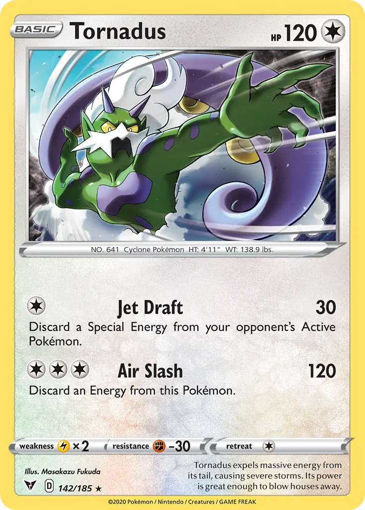 Tornadus — SWSH04: Vivid Voltage — Pokémon