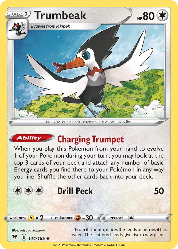 Trumbeak — SWSH04: Vivid Voltage — Pokémon