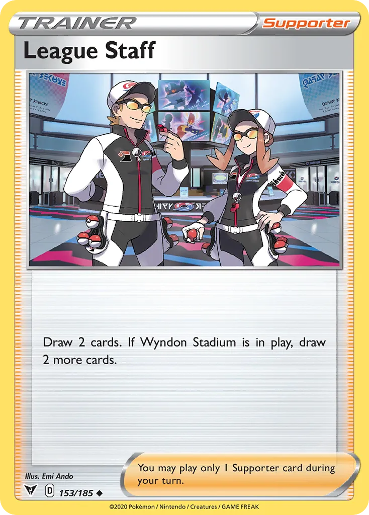 League Staff — SWSH04: Vivid Voltage — Pokémon
