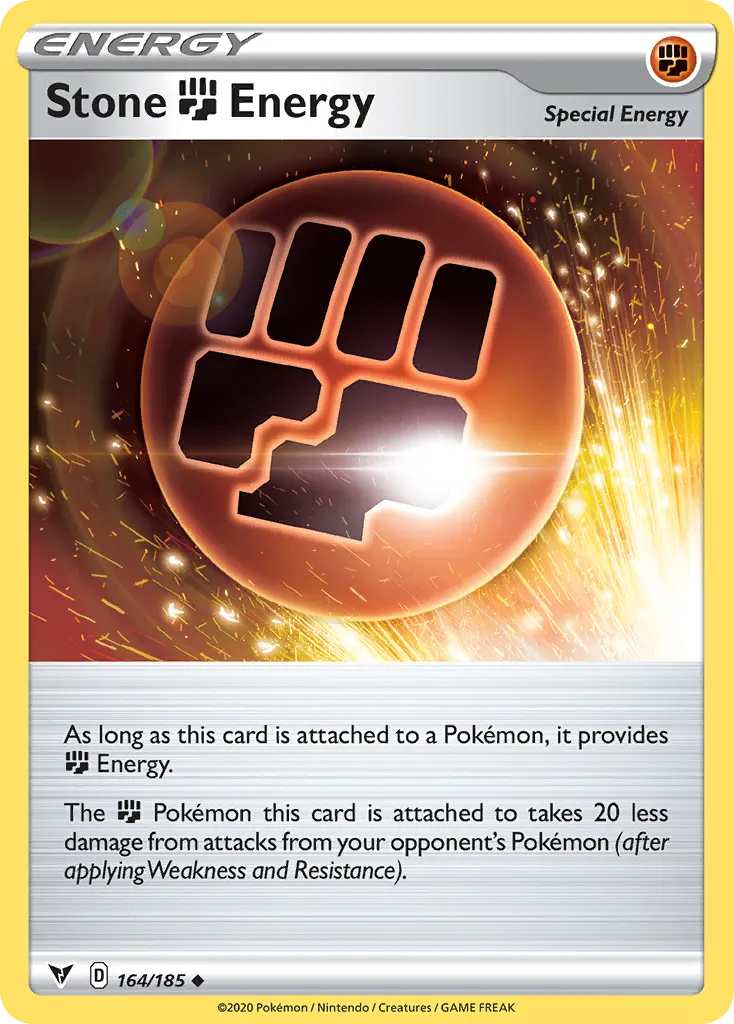 Stone Fighting Energy — SWSH04: Vivid Voltage — Pokémon