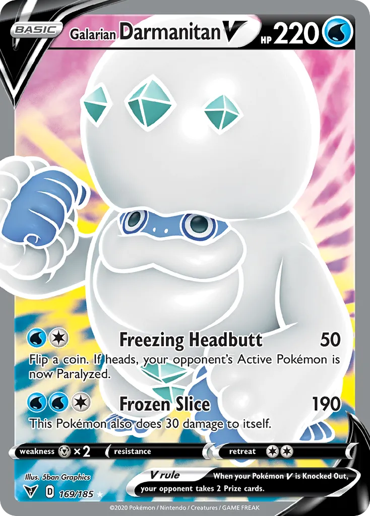 Galarian Darmanitan V — SWSH04: Vivid Voltage — Pokemon