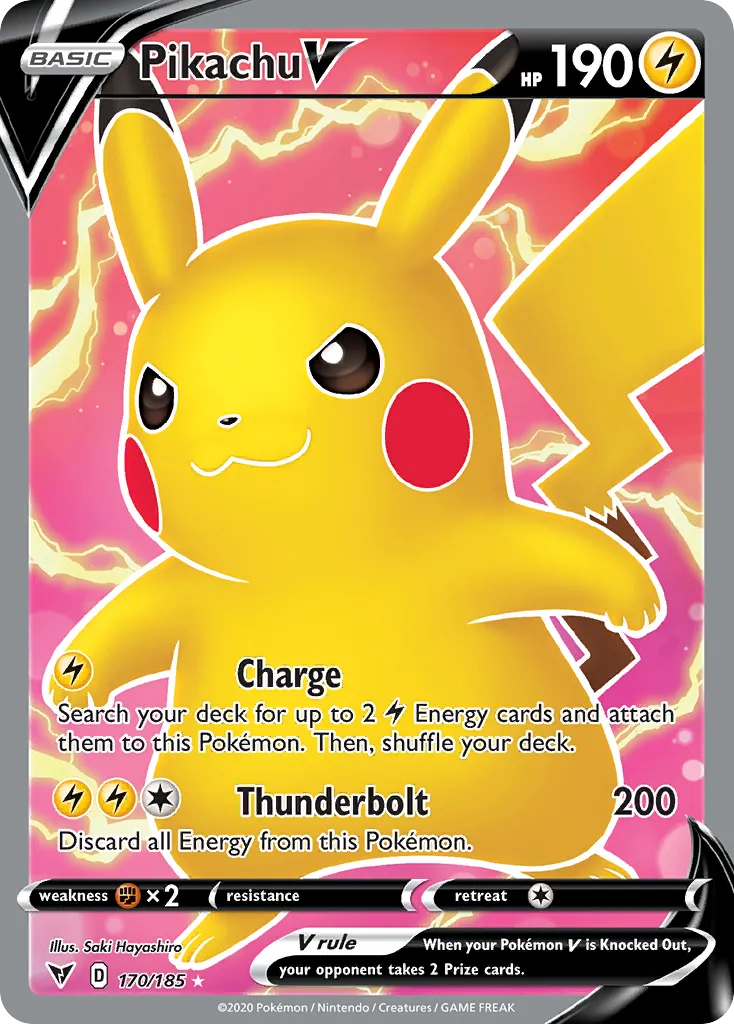 Pikachu V — SWSH04: Vivid Voltage — Pokemon