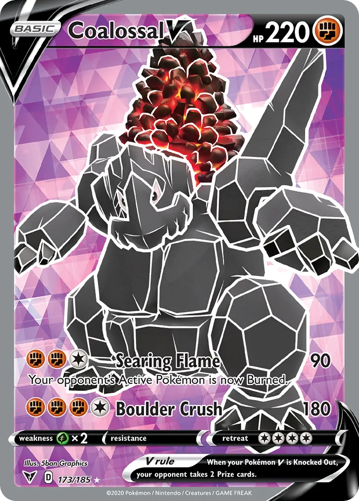 Coalossal V — SWSH04: Vivid Voltage — Pokemon