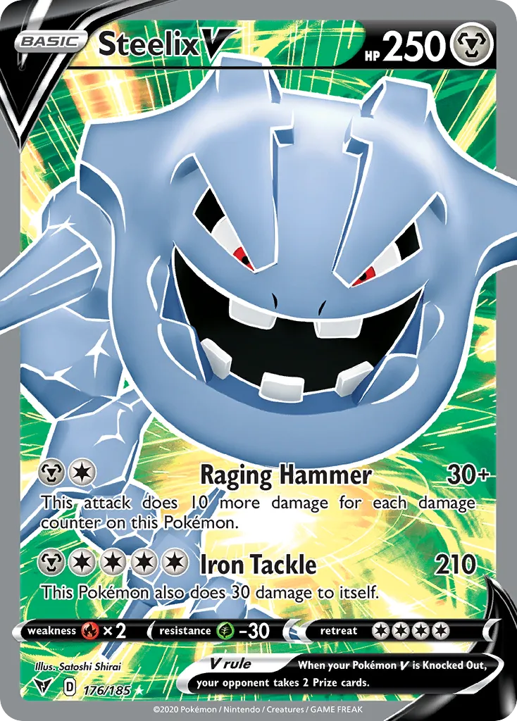 Steelix V — SWSH04: Vivid Voltage — Pokemon