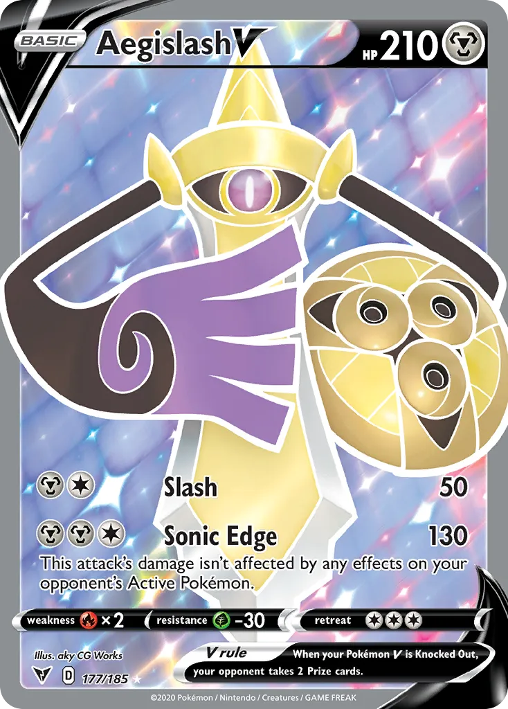 Aegislash V — SWSH04: Vivid Voltage — Pokémon