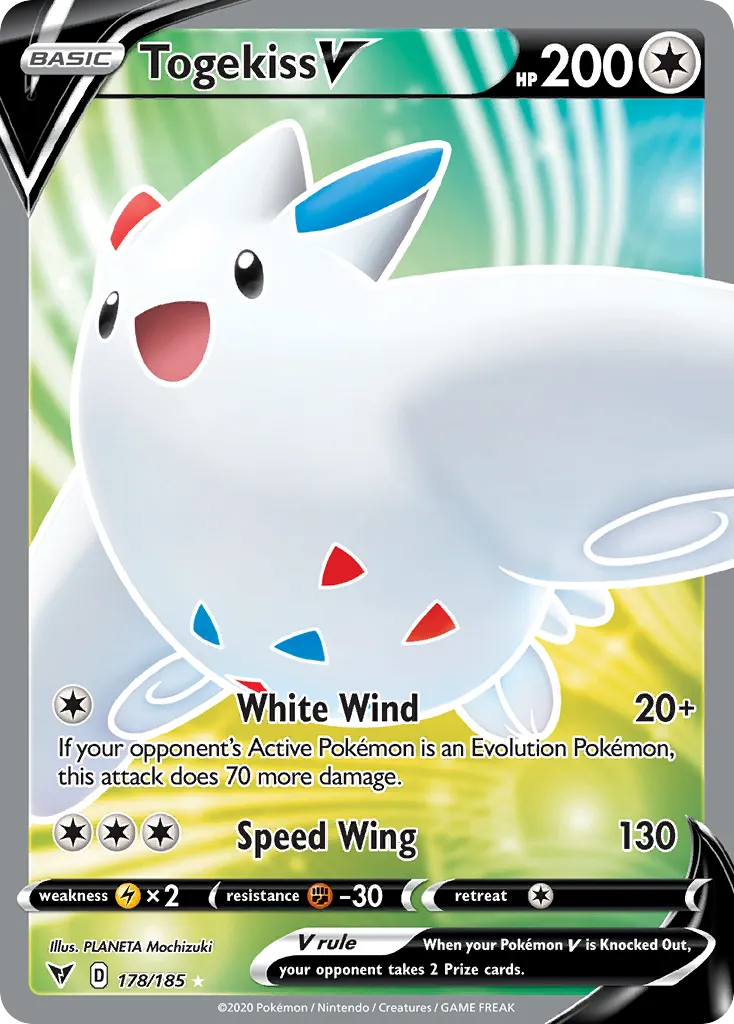 Togekiss V — SWSH04: Vivid Voltage — Pokemon