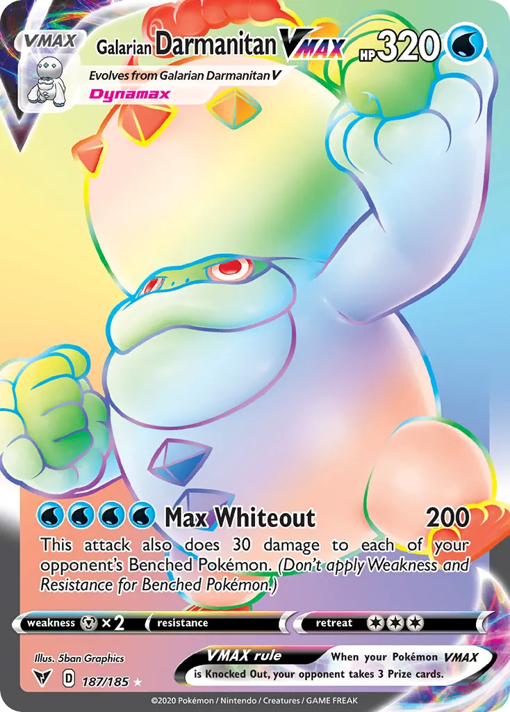 Galarian Darmanitan VMAX — SWSH04: Vivid Voltage — Pokémon