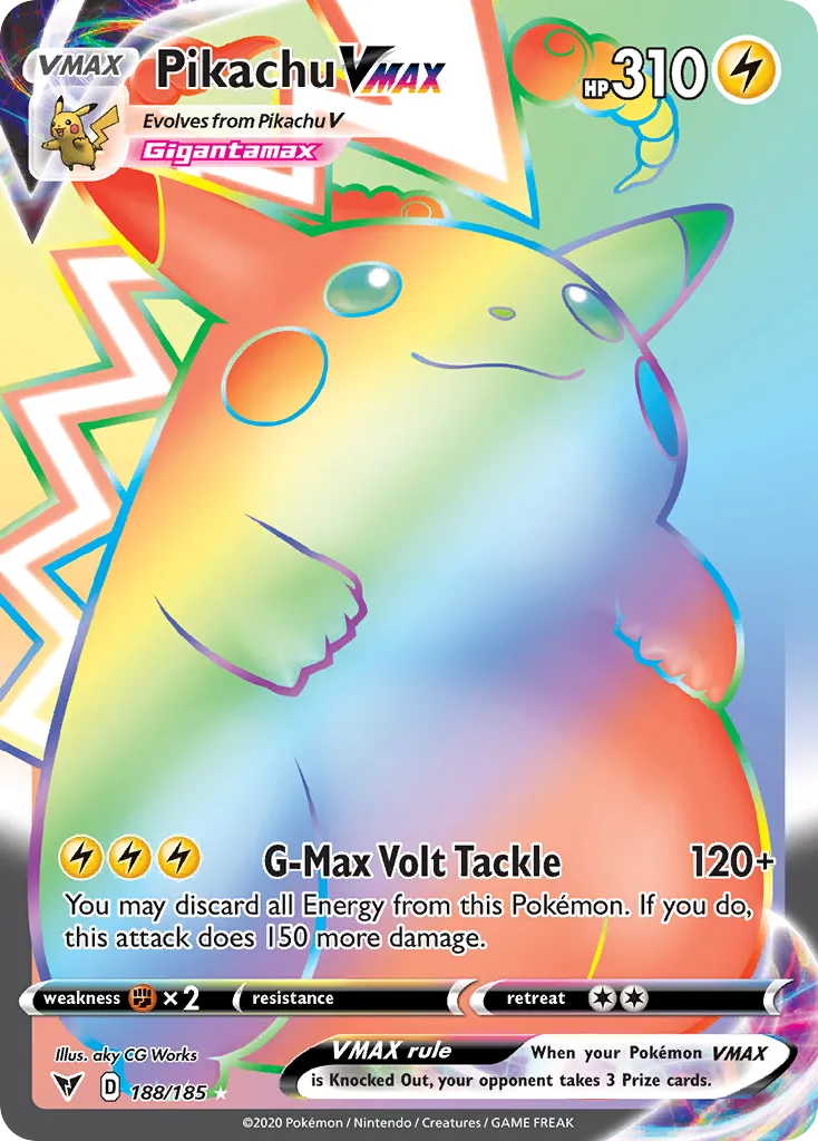 Pikachu VMAX — SWSH04: Vivid Voltage — Pokémon