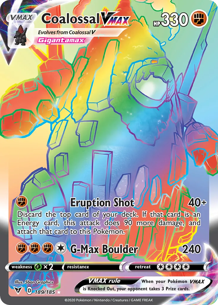 Coalossal VMAX — SWSH04: Vivid Voltage — Pokémon