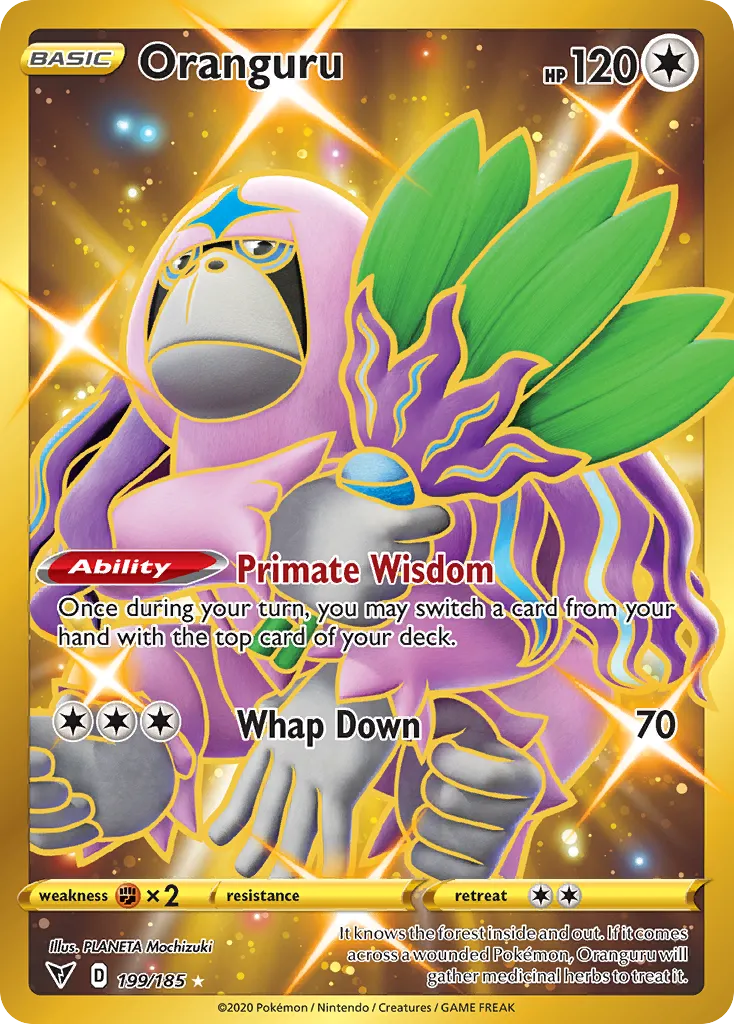 Oranguru — SWSH04: Vivid Voltage — Pokemon