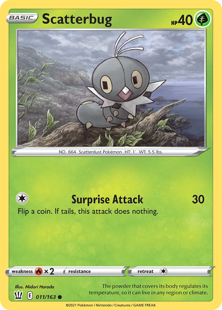 Scatterbug — SWSH05: Battle Styles — Pokémon