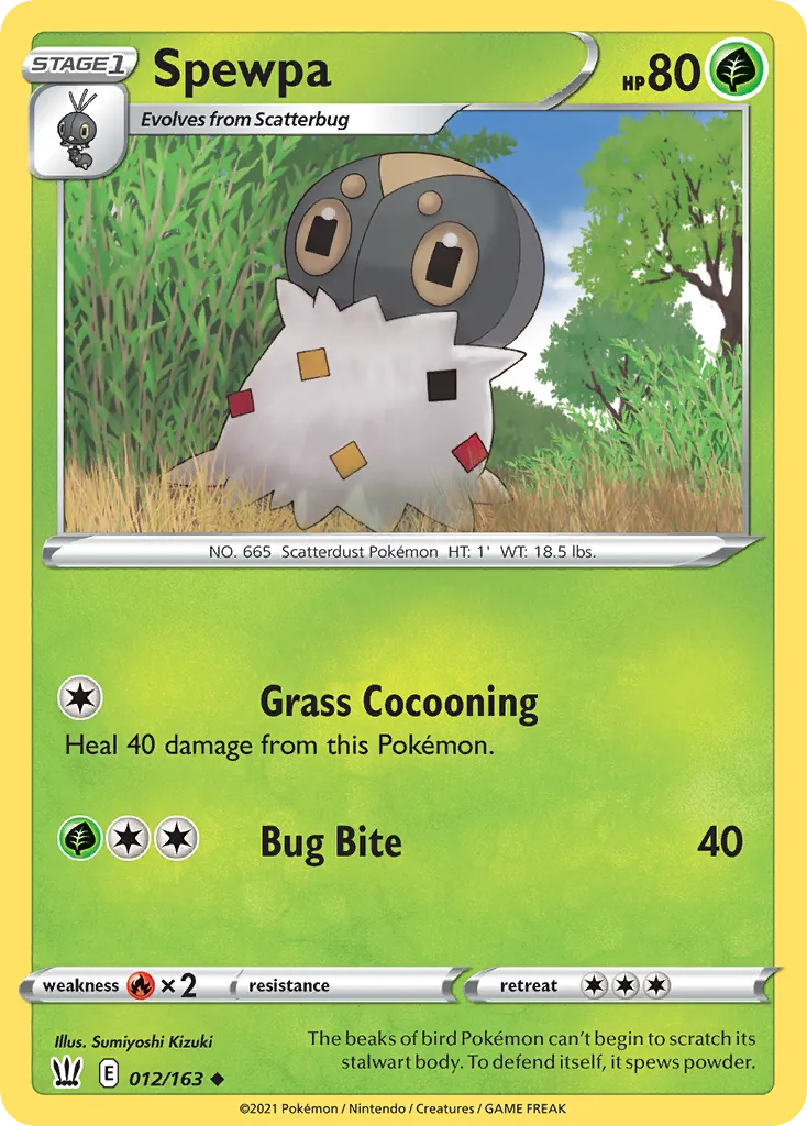 Spewpa — SWSH05: Battle Styles — Pokémon