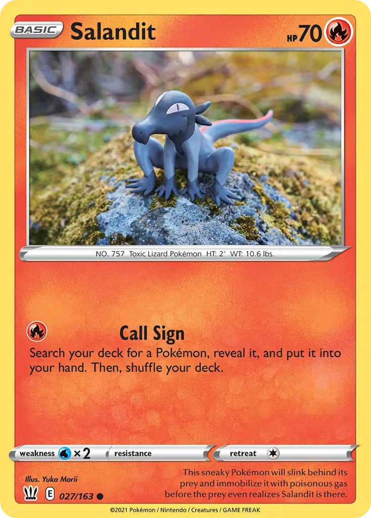 Salandit — SWSH05: Battle Styles — Pokémon