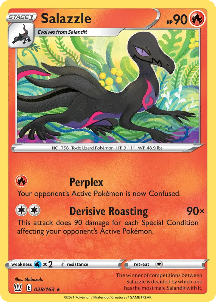 Salazzle — SWSH05: Battle Styles — Pokémon