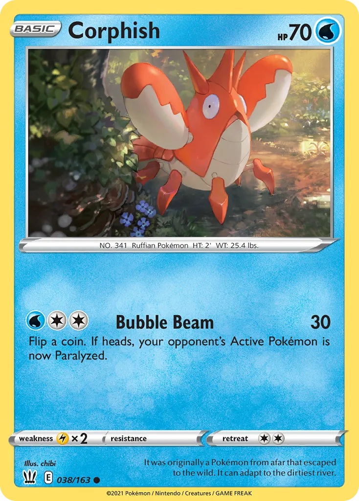 Corphish — SWSH05: Battle Styles — Pokemon