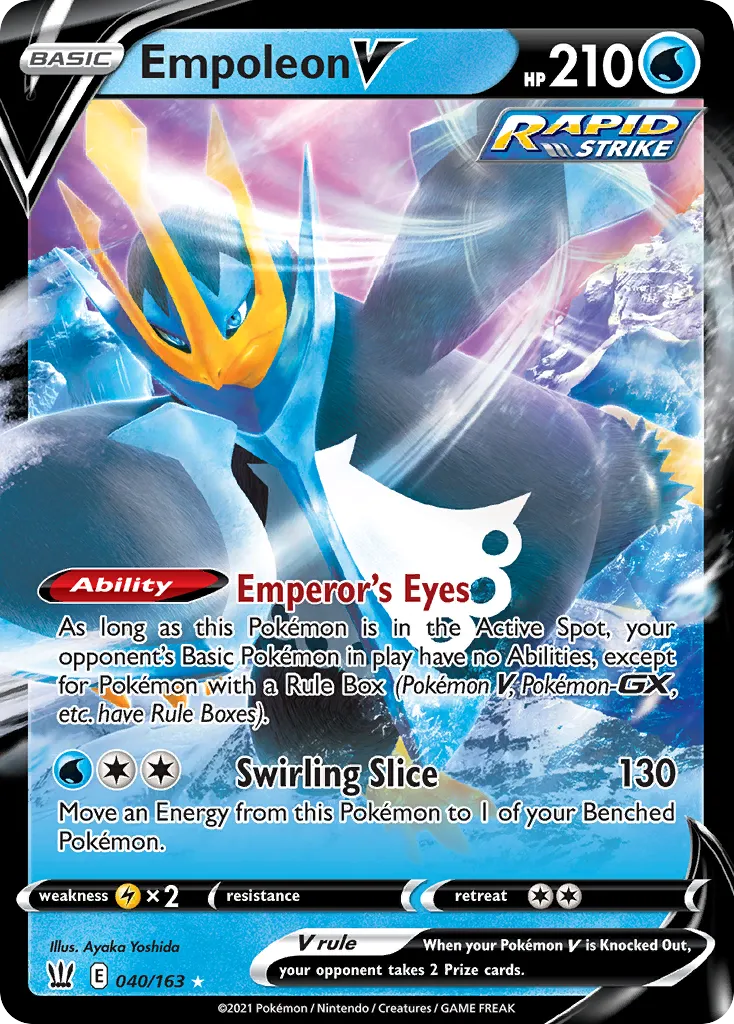 Empoleon V — SWSH05: Battle Styles — Pokémon