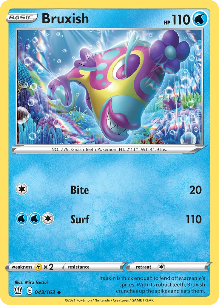 Bruxish — SWSH05: Battle Styles — Pokémon