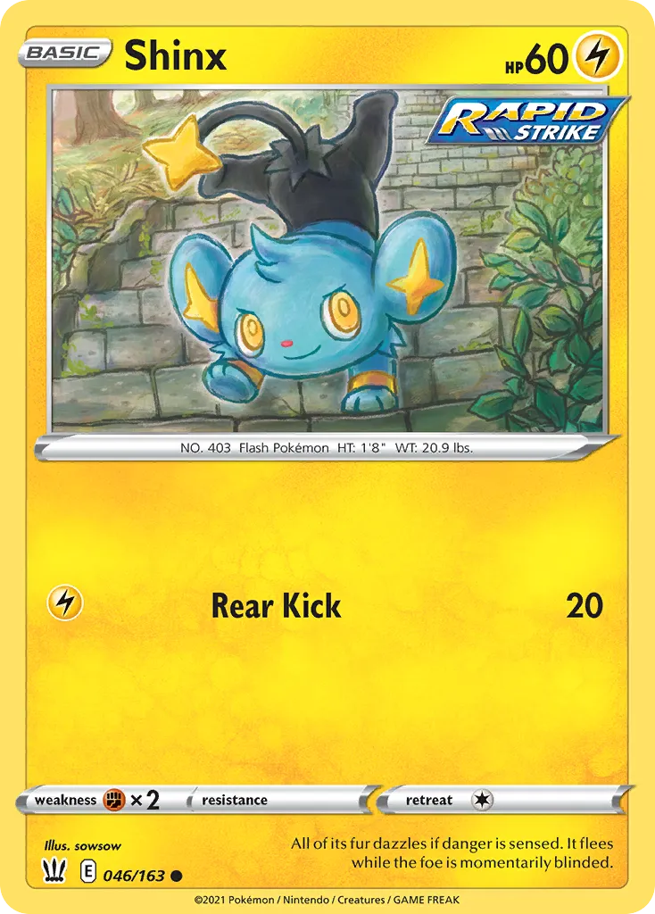 Shinx — SWSH05: Battle Styles — Pokémon
