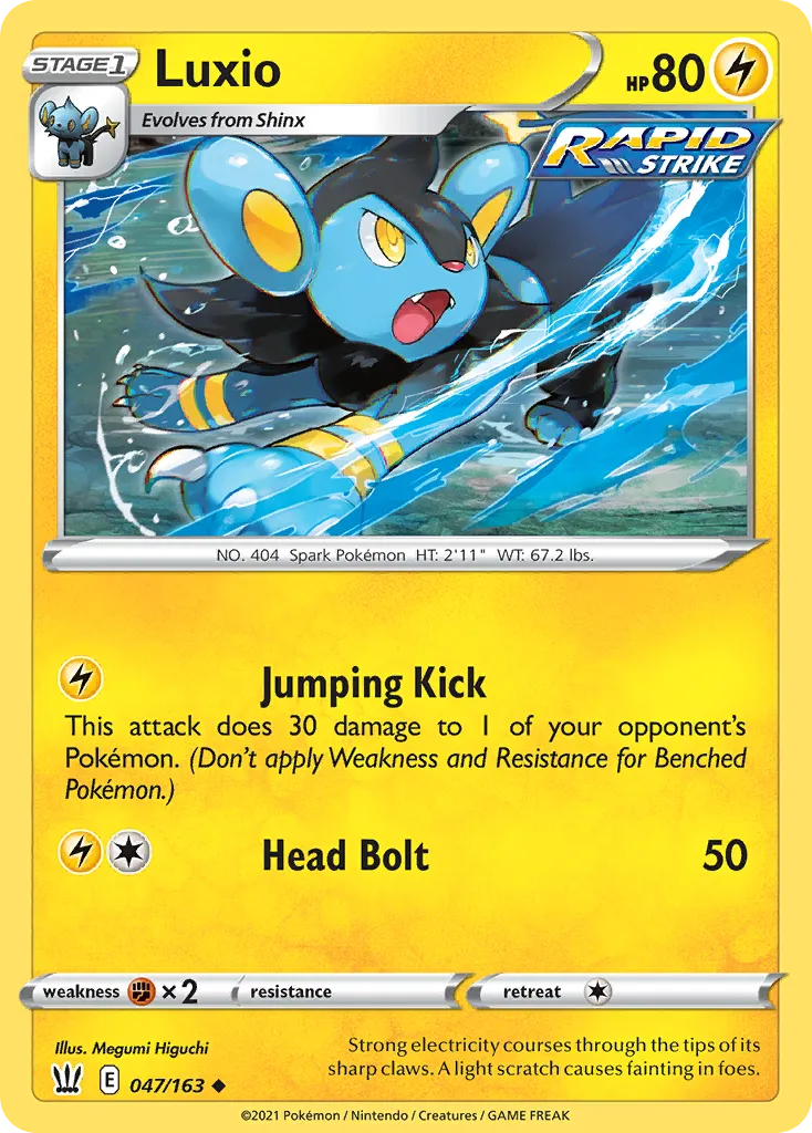 Luxio — SWSH05: Battle Styles — Pokémon