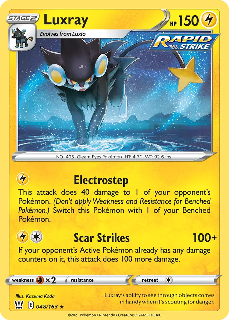 Luxray — SWSH05: Battle Styles — Pokémon
