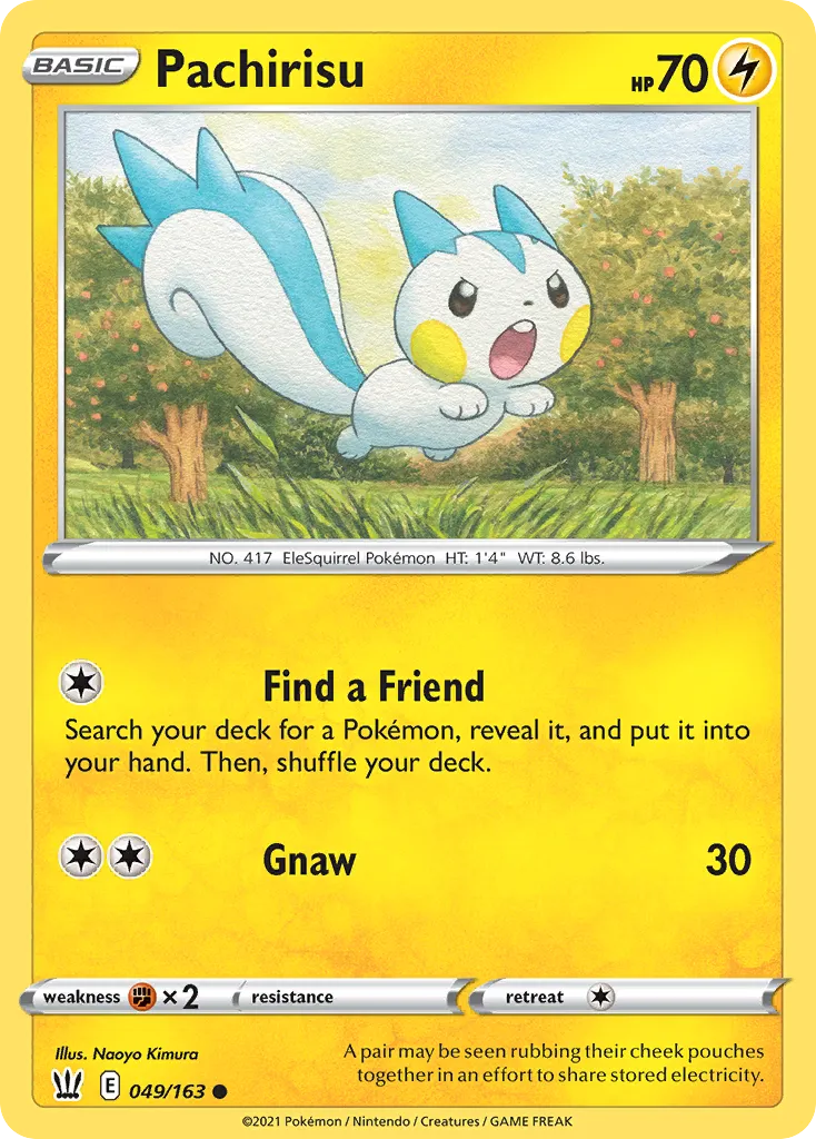 Pachirisu — SWSH05: Battle Styles — Pokémon