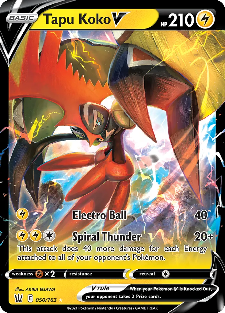 Tokorico V — SWSH05: Battle Styles — Pokémon
