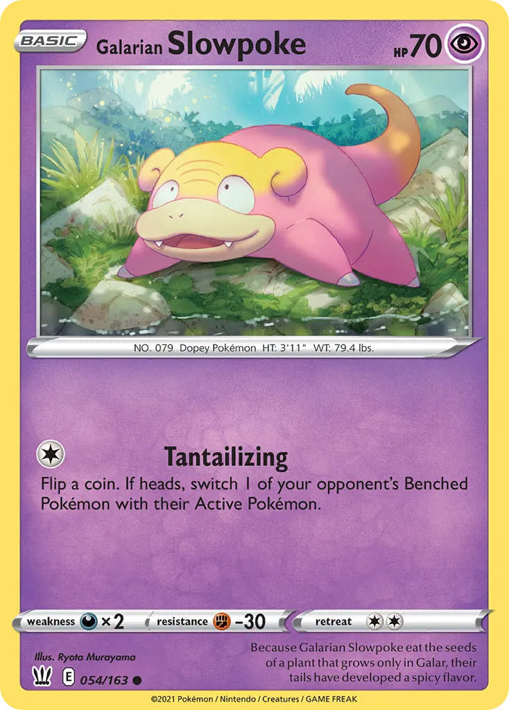 Galarian Slowpoke — SWSH05: Battle Styles — Pokémon