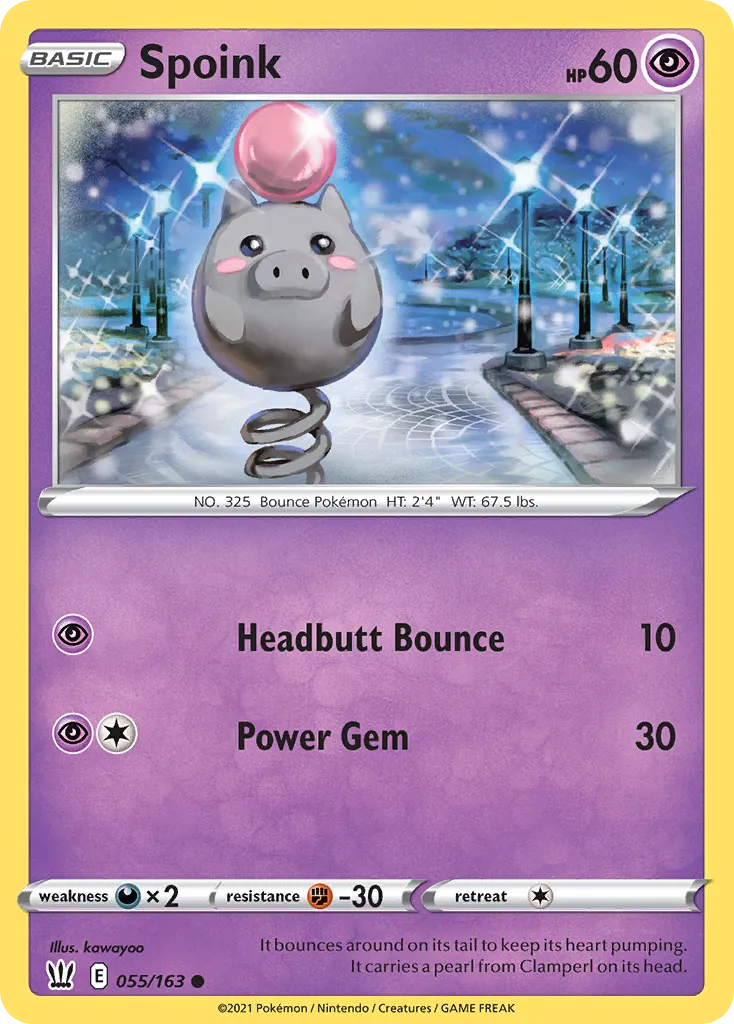Spoink — SWSH05: Battle Styles — Pokémon