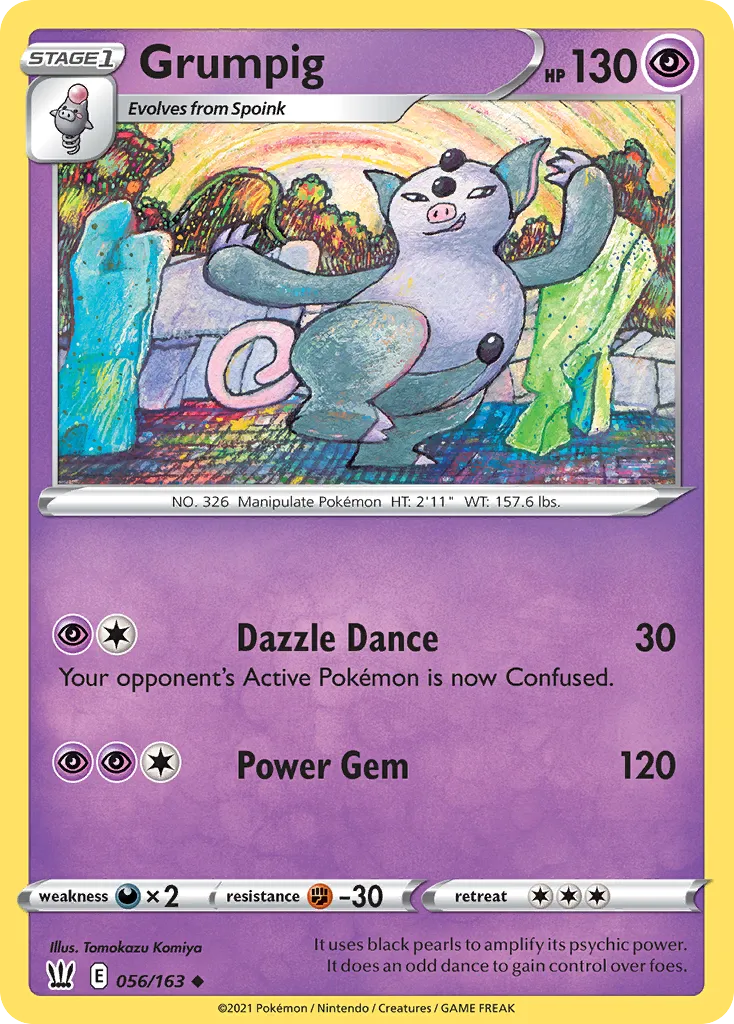 Grumpig — SWSH05: Battle Styles — Pokémon