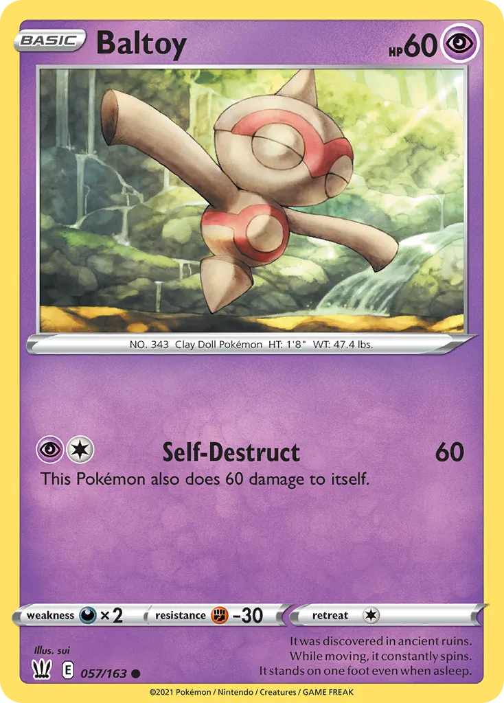 Baltoy — SWSH05: Battle Styles — Pokémon