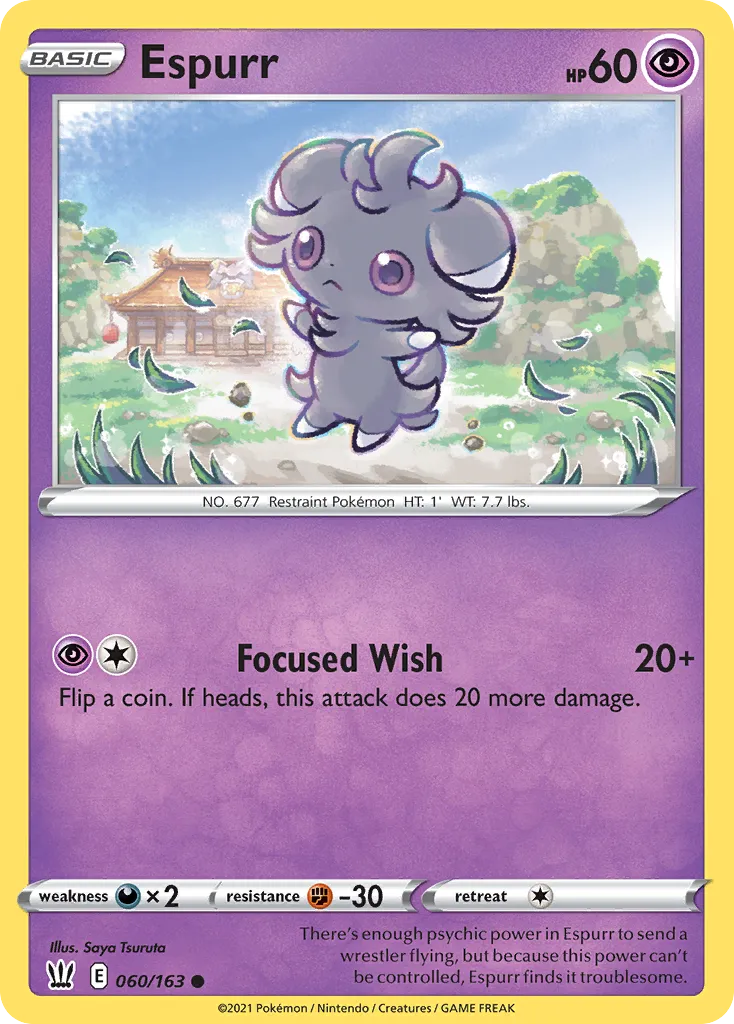 Espurr — SWSH05: Battle Styles — Pokémon