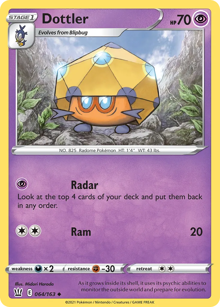 Dottler — SWSH05: Battle Styles — Pokémon