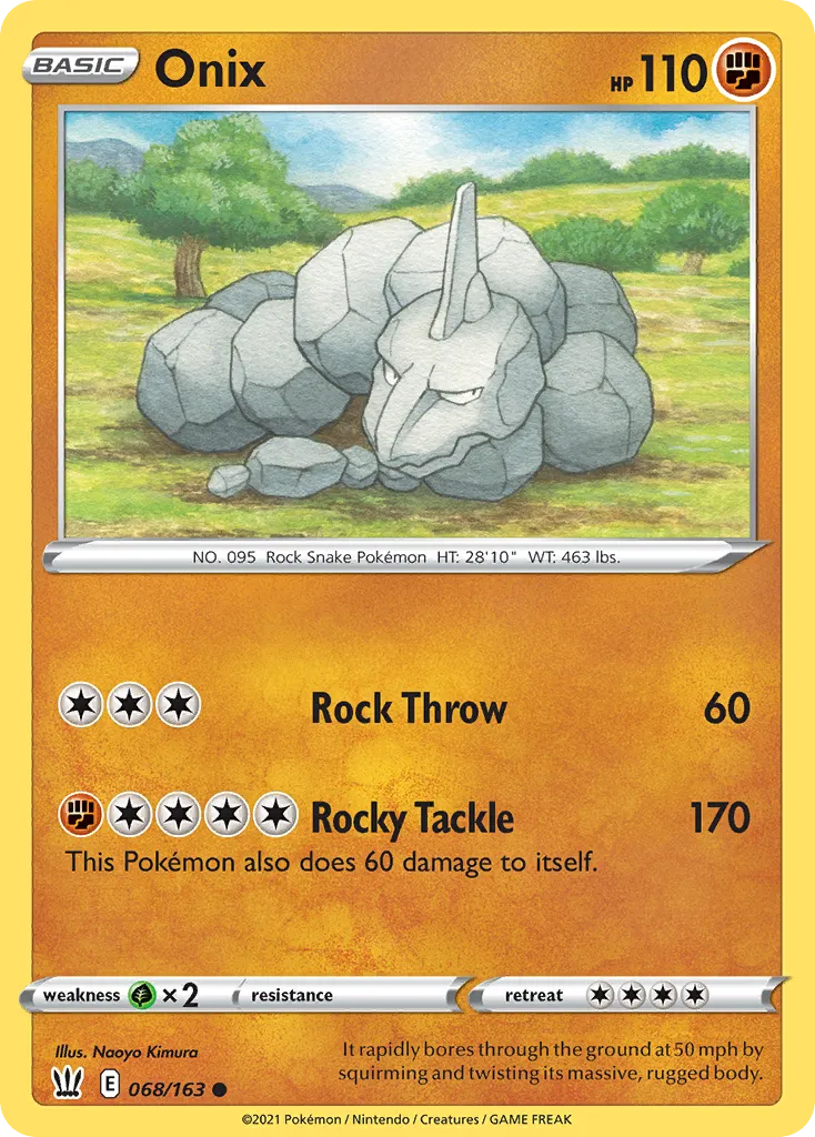 Onix — SWSH05: Battle Styles — Pokémon