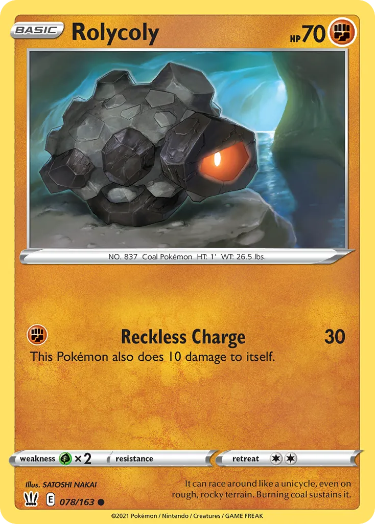 Rolycoly — SWSH05: Battle Styles — Pokémon