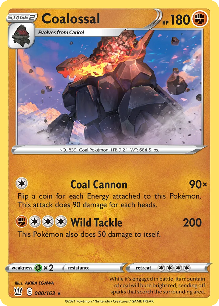 Coalossal — SWSH05: Battle Styles — Pokémon