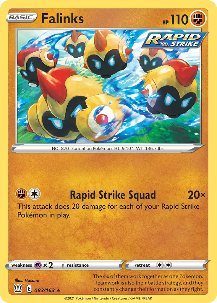 Falinks — SWSH05: Battle Styles — Pokemon
