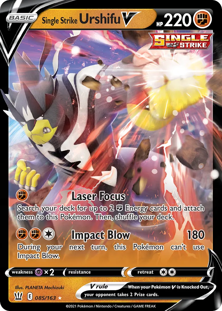 Single Strike Urshifu V — SWSH05: Battle Styles — Pokémon