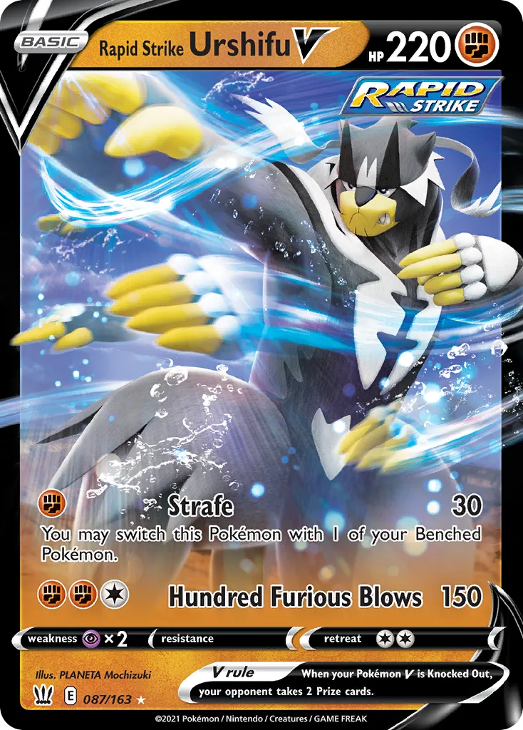 Rapid Strike Urshifu V — SWSH05: Battle Styles — Pokémon