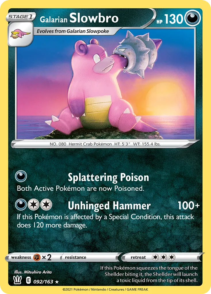 Galarian Slowbro — SWSH05: Battle Styles — Pokémon