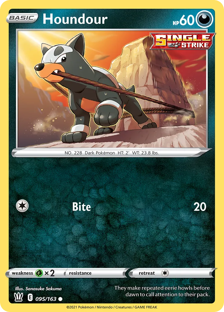 Houndour — SWSH05: Battle Styles — Pokémon