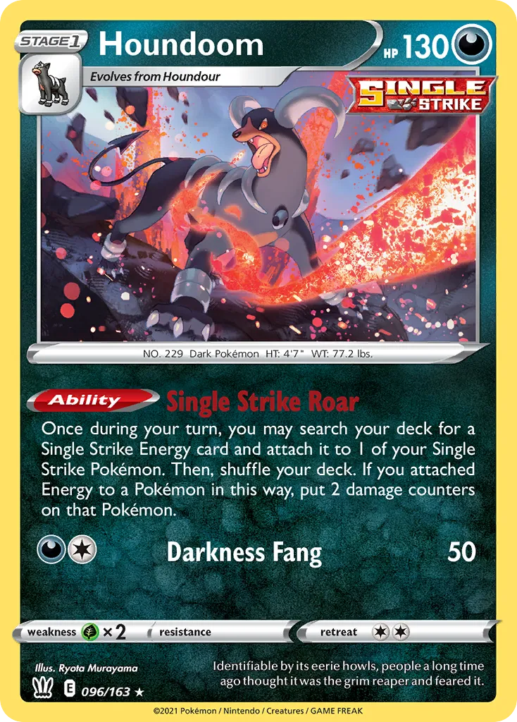 Houndoom — SWSH05: Battle Styles — Pokémon